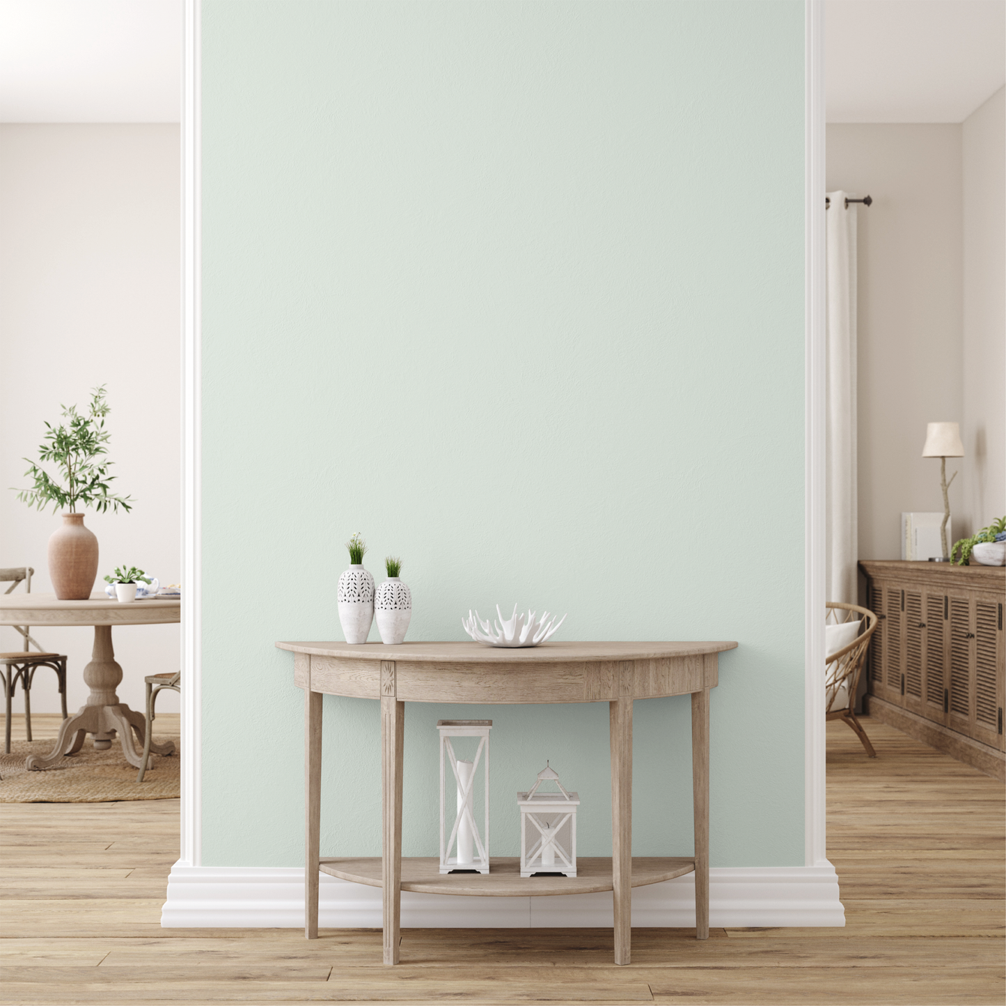 Wandfarbe Profiweiß Grün Sage-green Salbeigrün