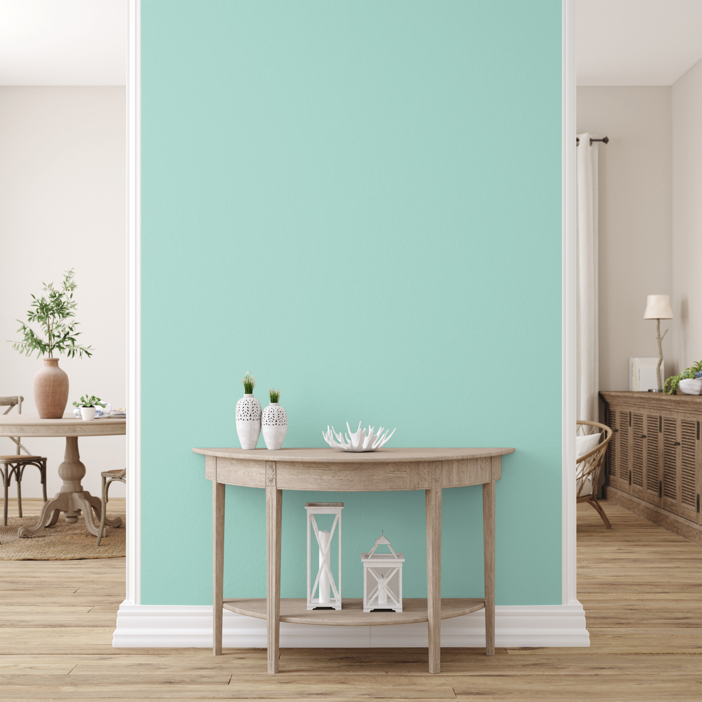 Wandfarbe Profiweiß Grün Mint-green Minzgrün