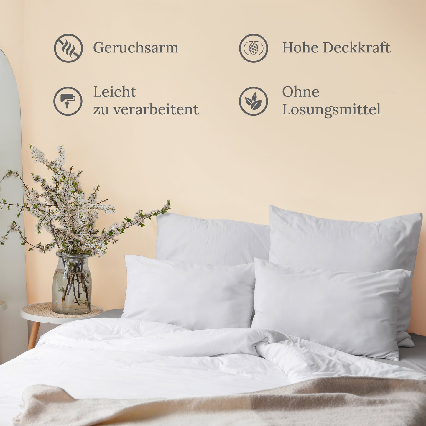 Wandfarbe Profiweiß cream