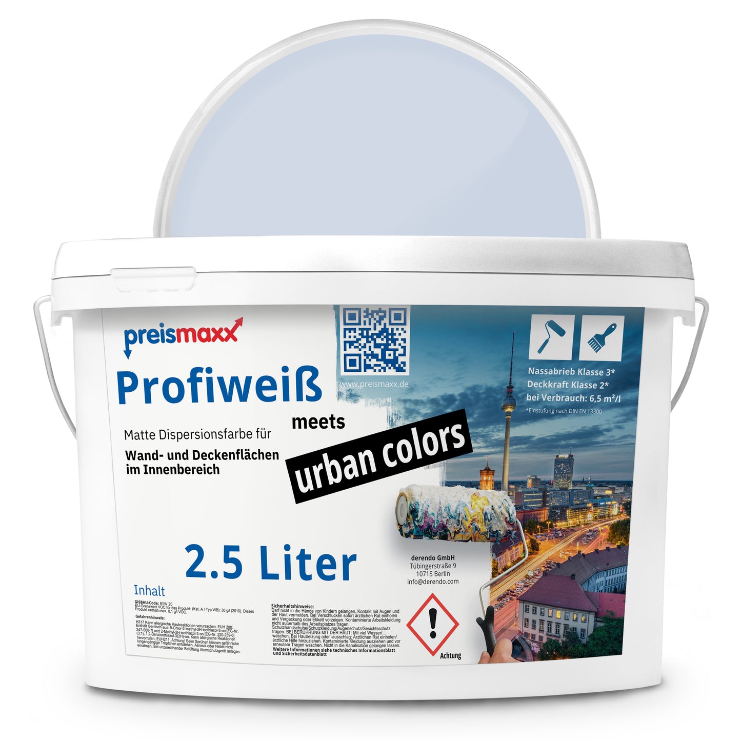 Wandfarbe Profiweiß Lila lavender Lavendel