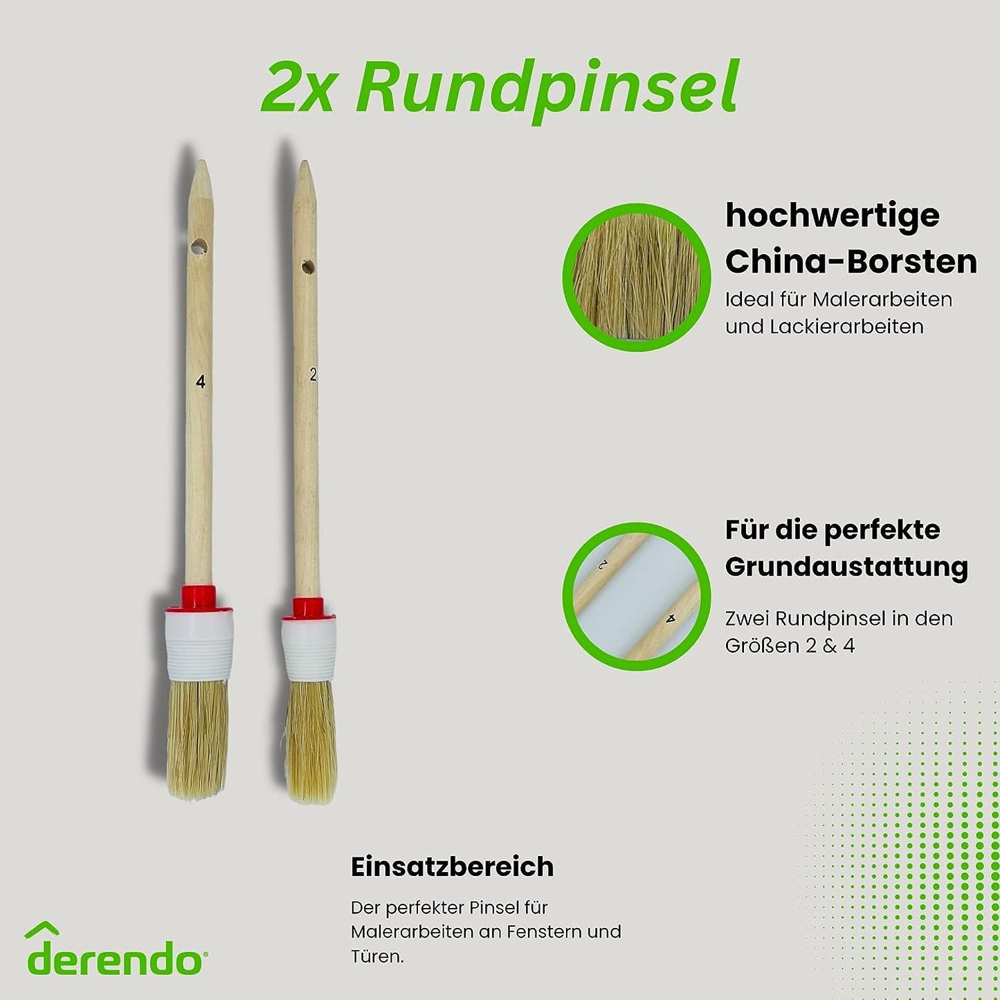 10-teiliges Pinsel Set