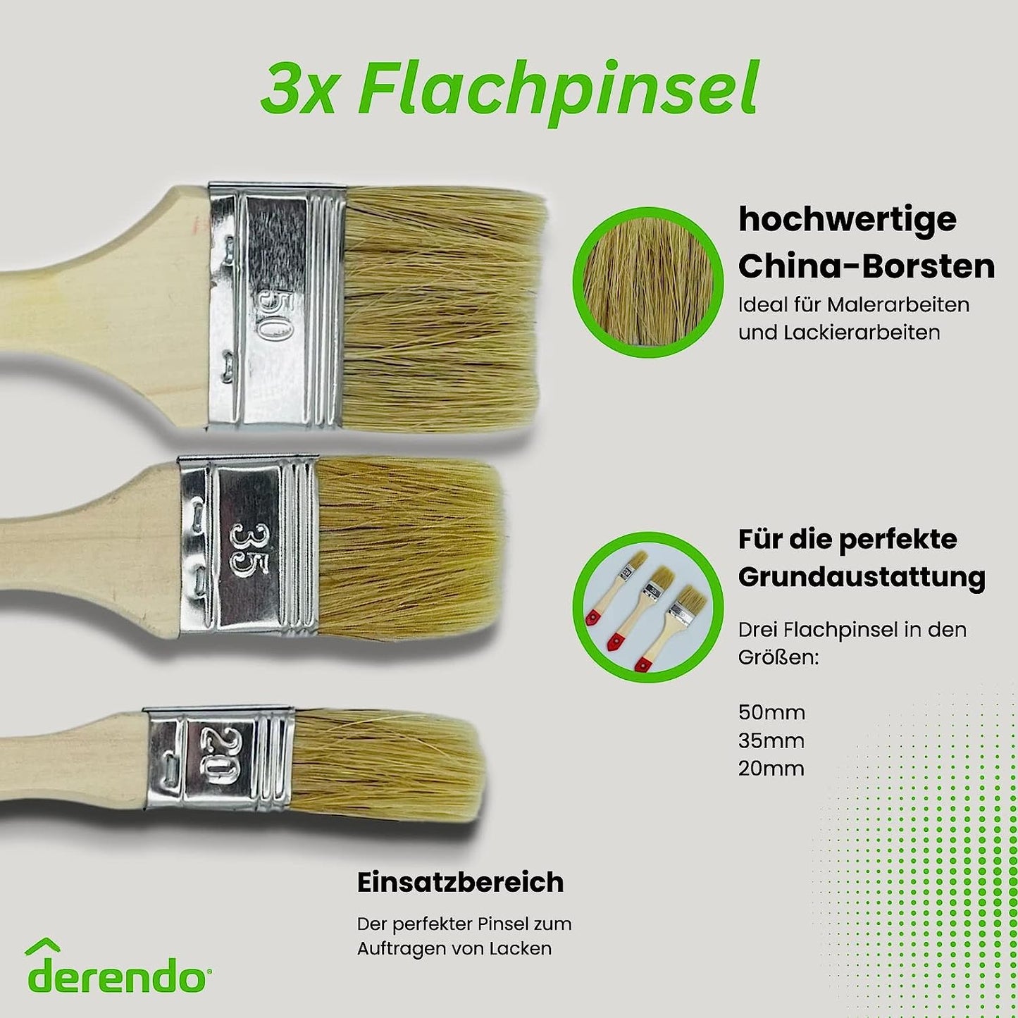 10-teiliges Pinsel Set