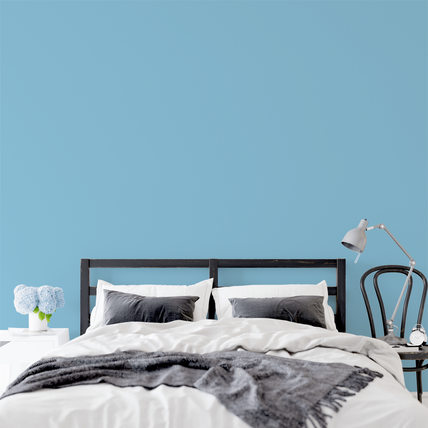 Wandfarbe Profiweiß Blau aquamarine Aquamarin