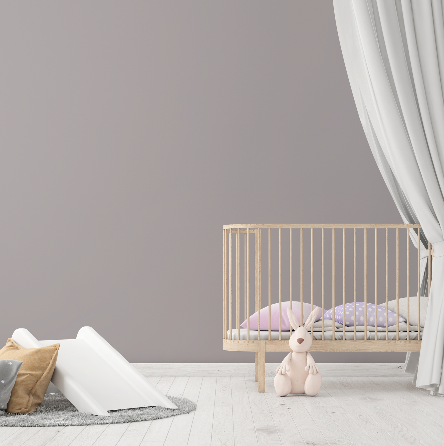 Wandfarbe Profiweiß Lila Brown-purple Braunlila