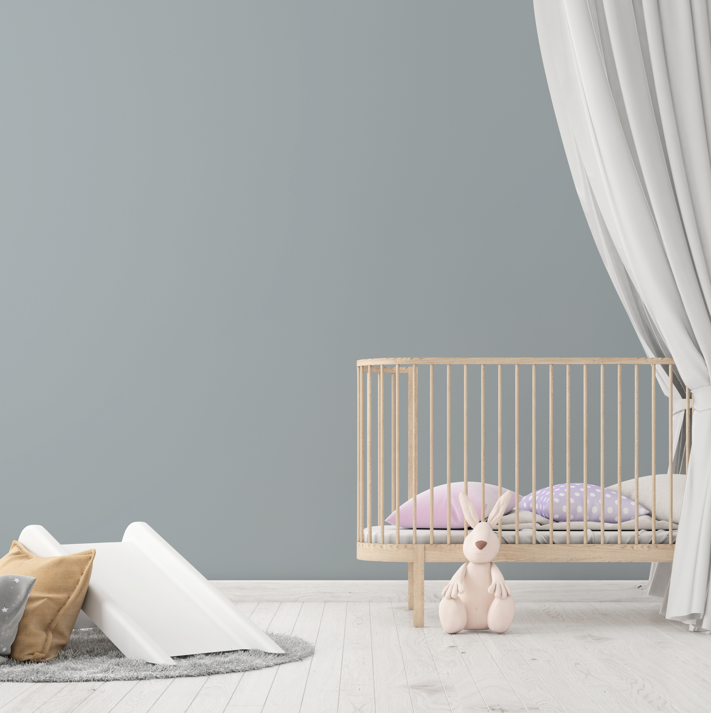 Wandfarbe Profiweiß Grau Conrete-grey Betongrau