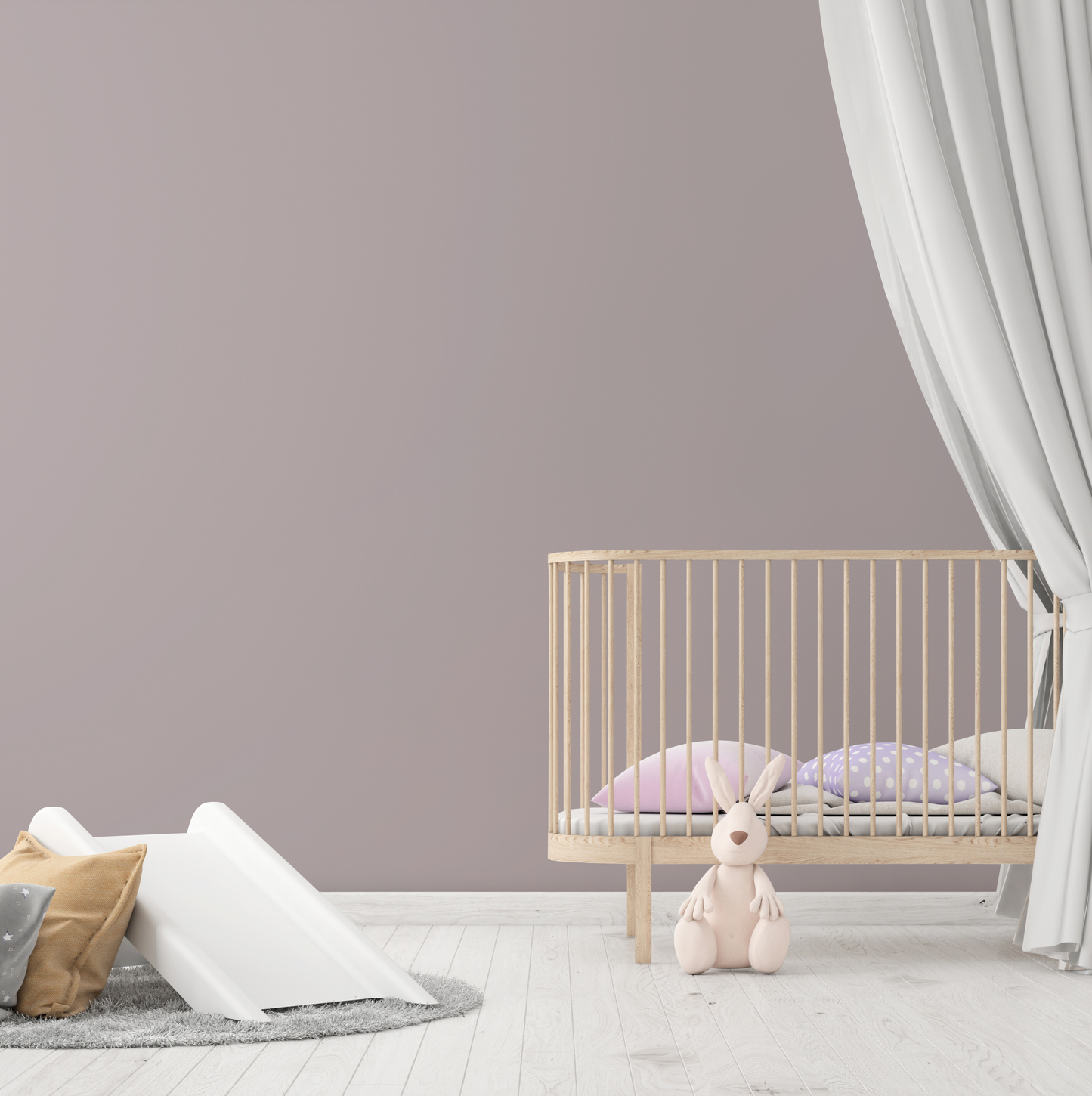Wandfarbe Profiweiß Lila mauve Mauve