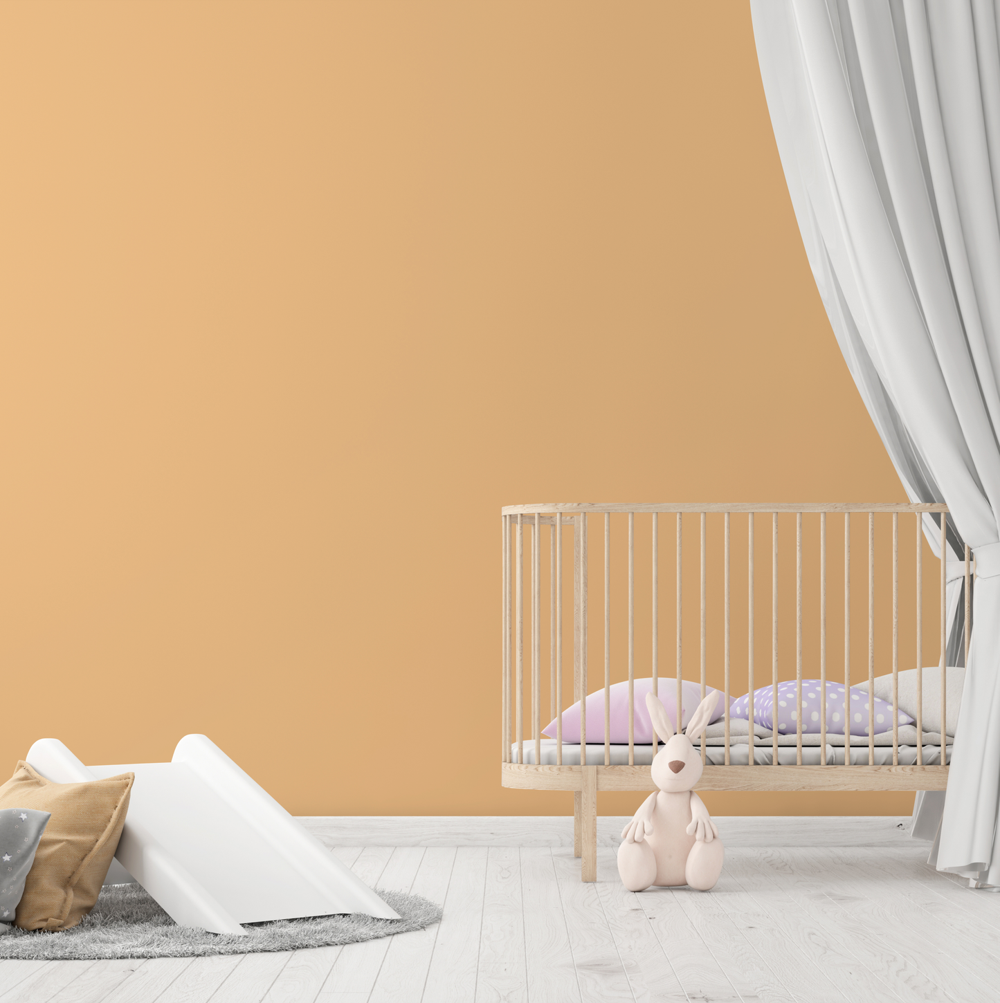 Wandfarbe Profiweiß Orange Ochre-yellow Ockergelb