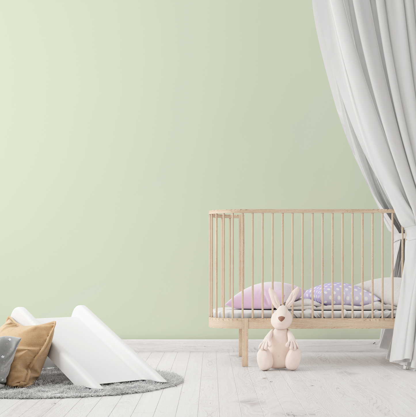 Wandfarbe Profiweiß Grün Pastel-green Pastellgrün