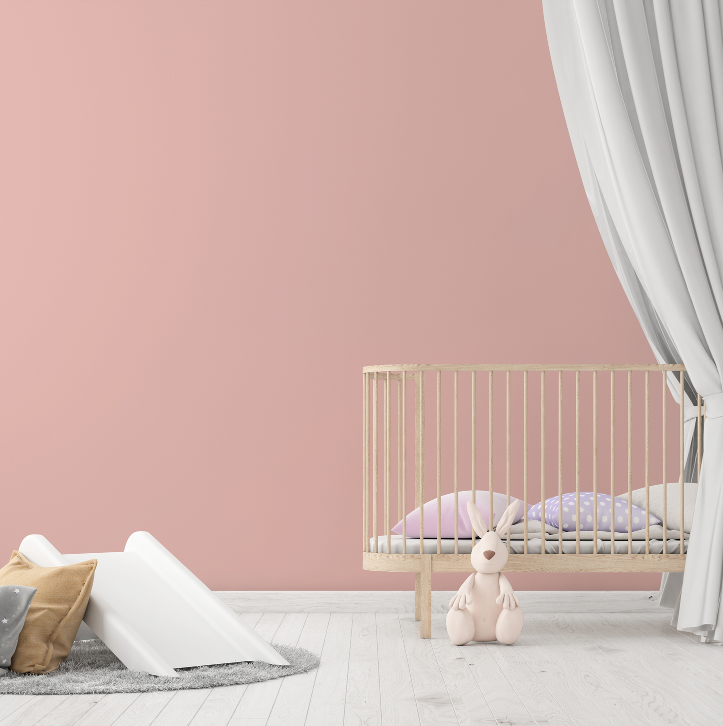 Wandfarbe Profiweiß Pink Pink-brown Rosabraun