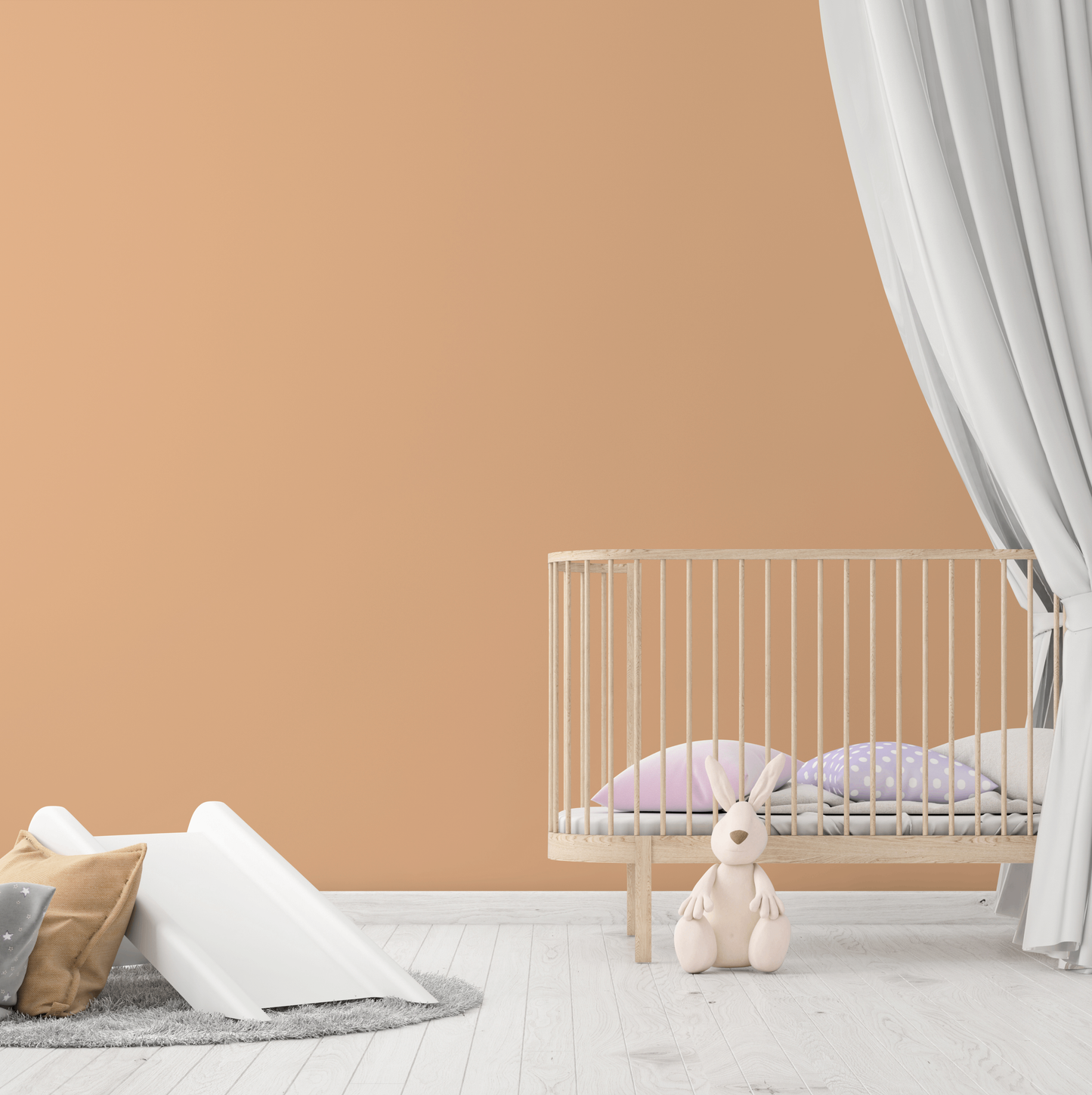 Wandfarbe Profiweiß Orange apricot Aprikose