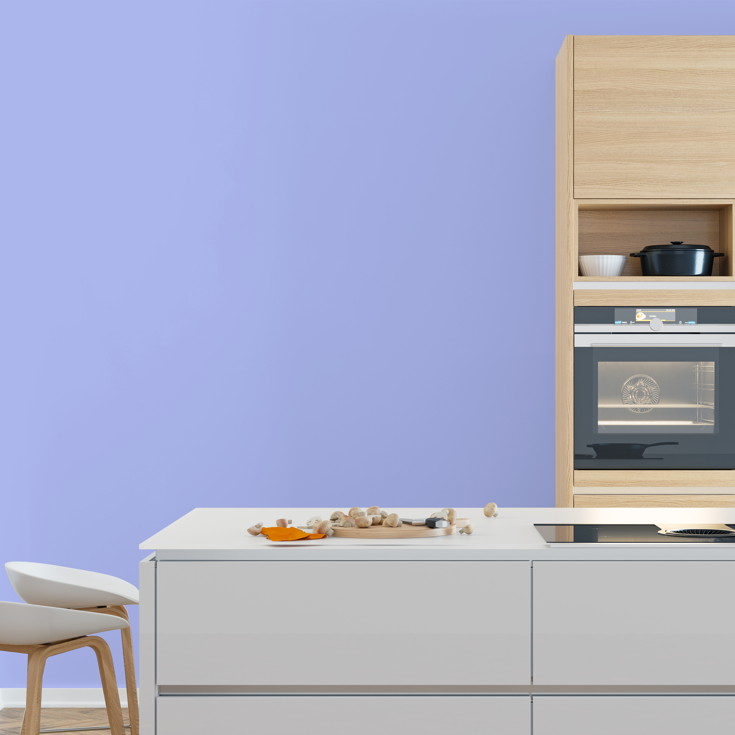 Wandfarbe Profiweiß Lila Blue-purple Blaulila