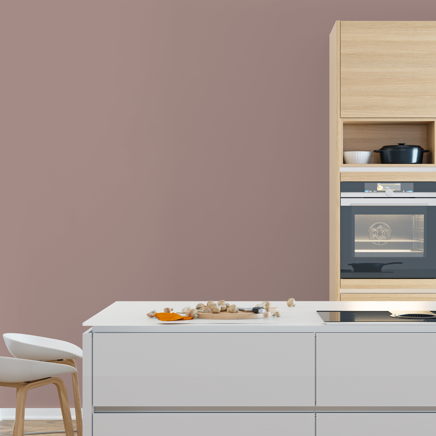 Wandfarbe Profiweiß Braun Chocolate-brown Schokoladenbraun