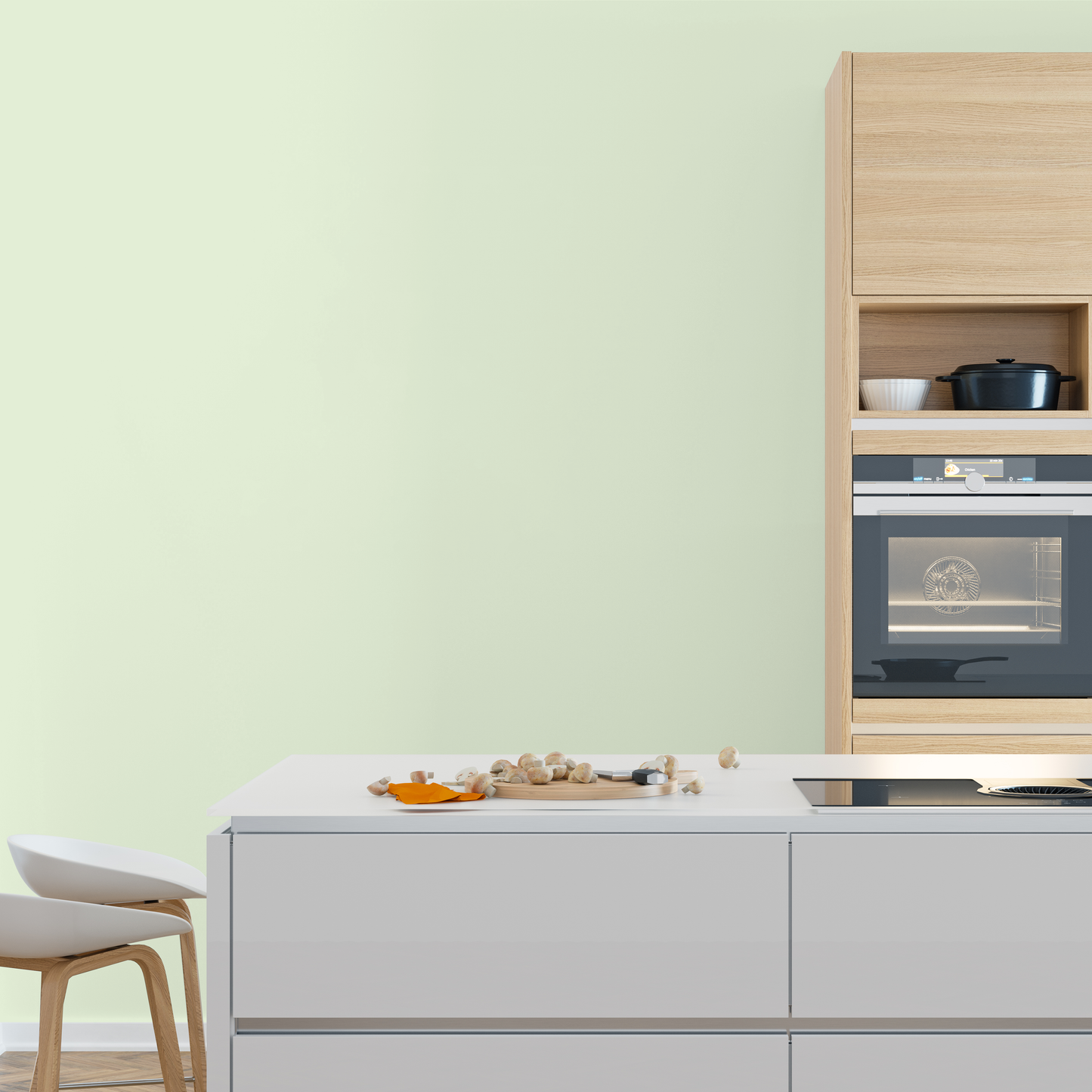 Wandfarbe Profiweiß Grün Pastel-green Pastellgrün