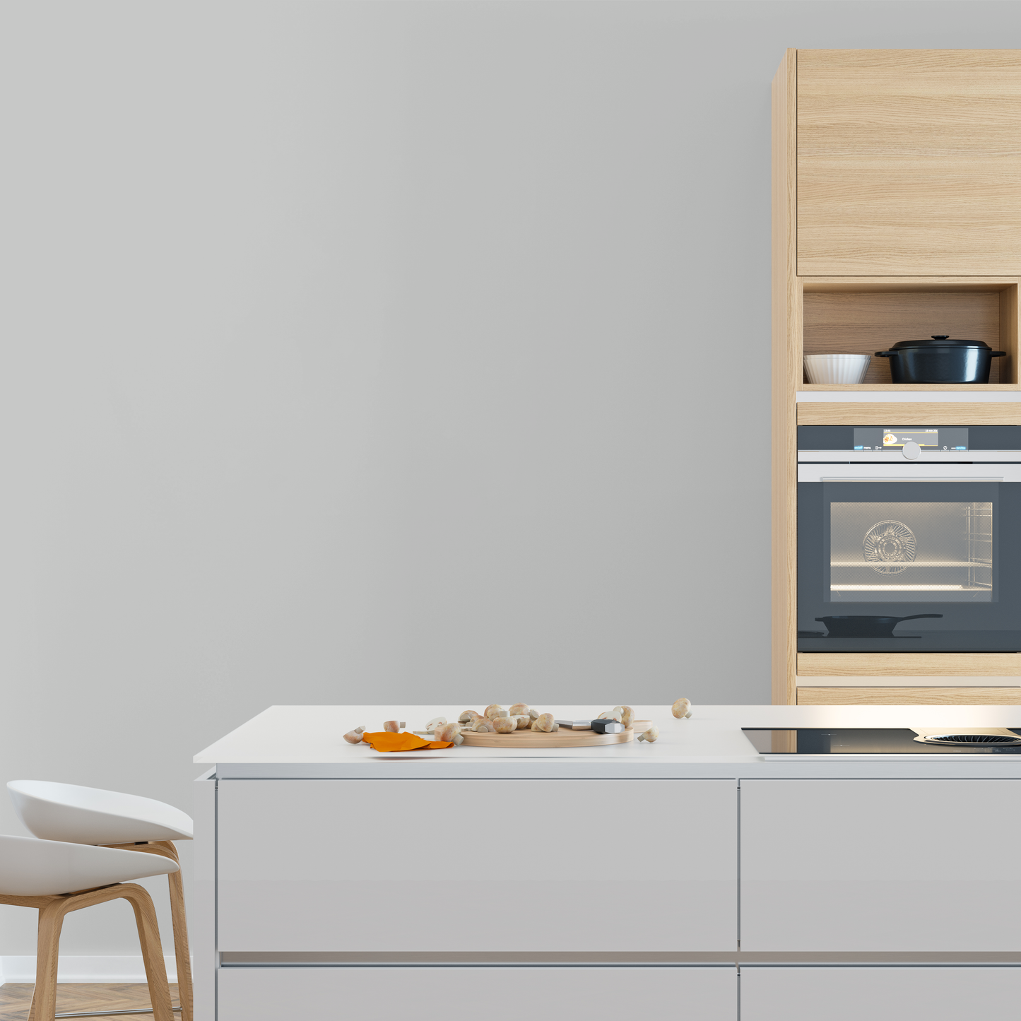 Wandfarbe Profiweiß Grau Stone-grey Steingrau