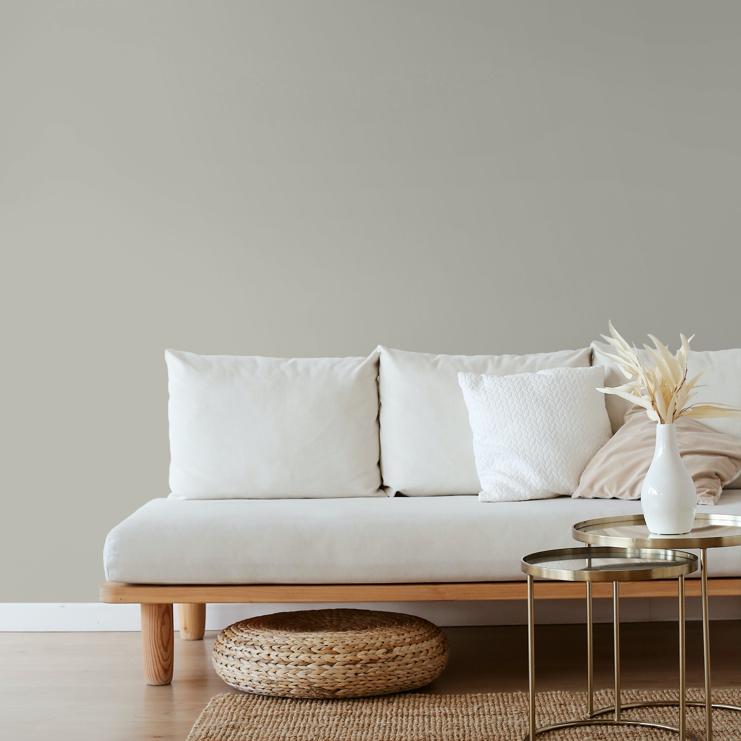 Wandfarbe Profiweiß Grün Brown-green Braungrün