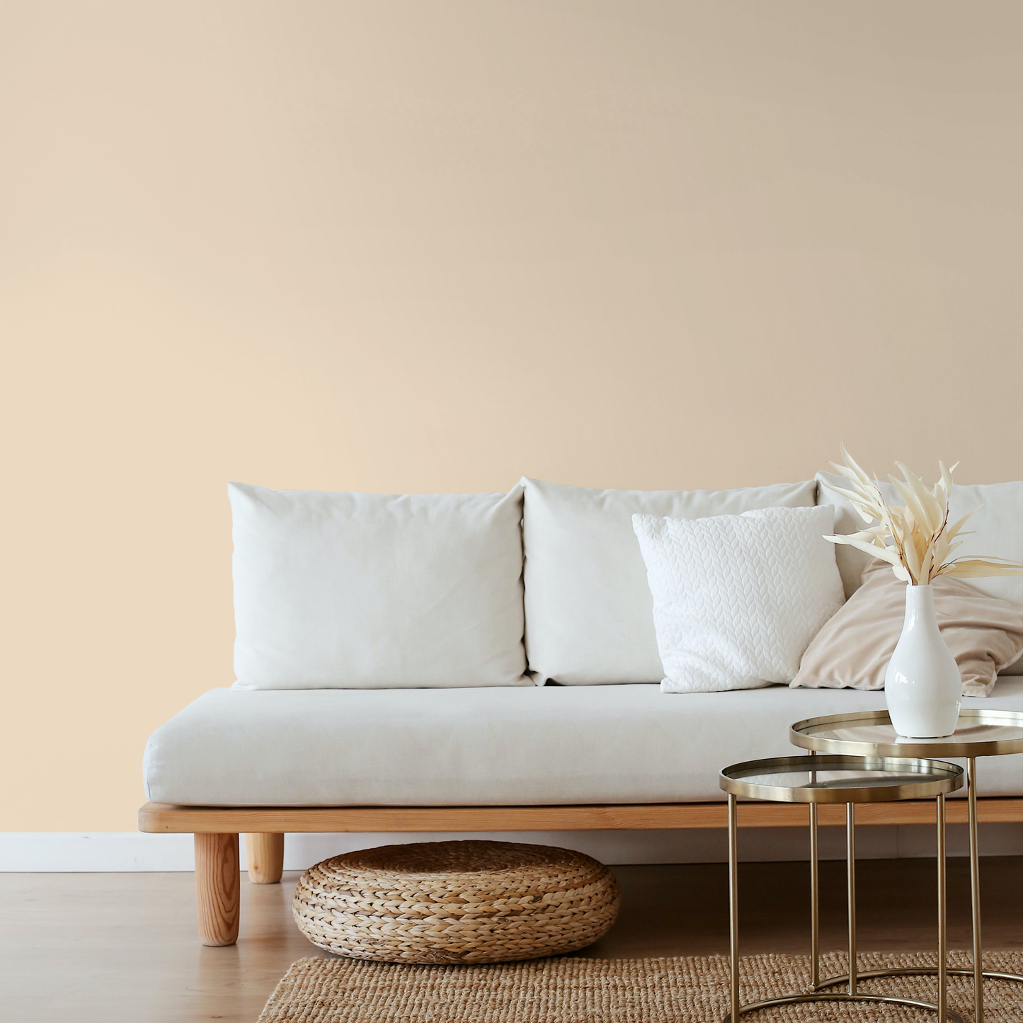 Wandfarbe Profiweiß Beige Maple-wood Ahornholz
