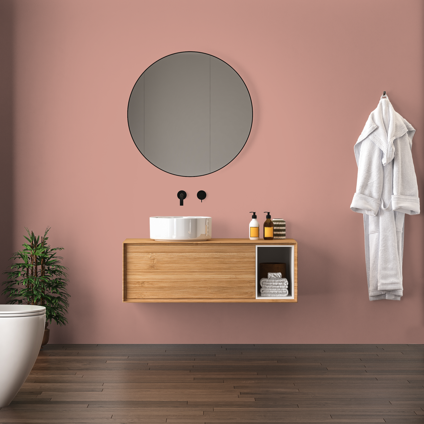 Wandfarbe Profiweiß Rot Light-red-brown Helles Rotbraun