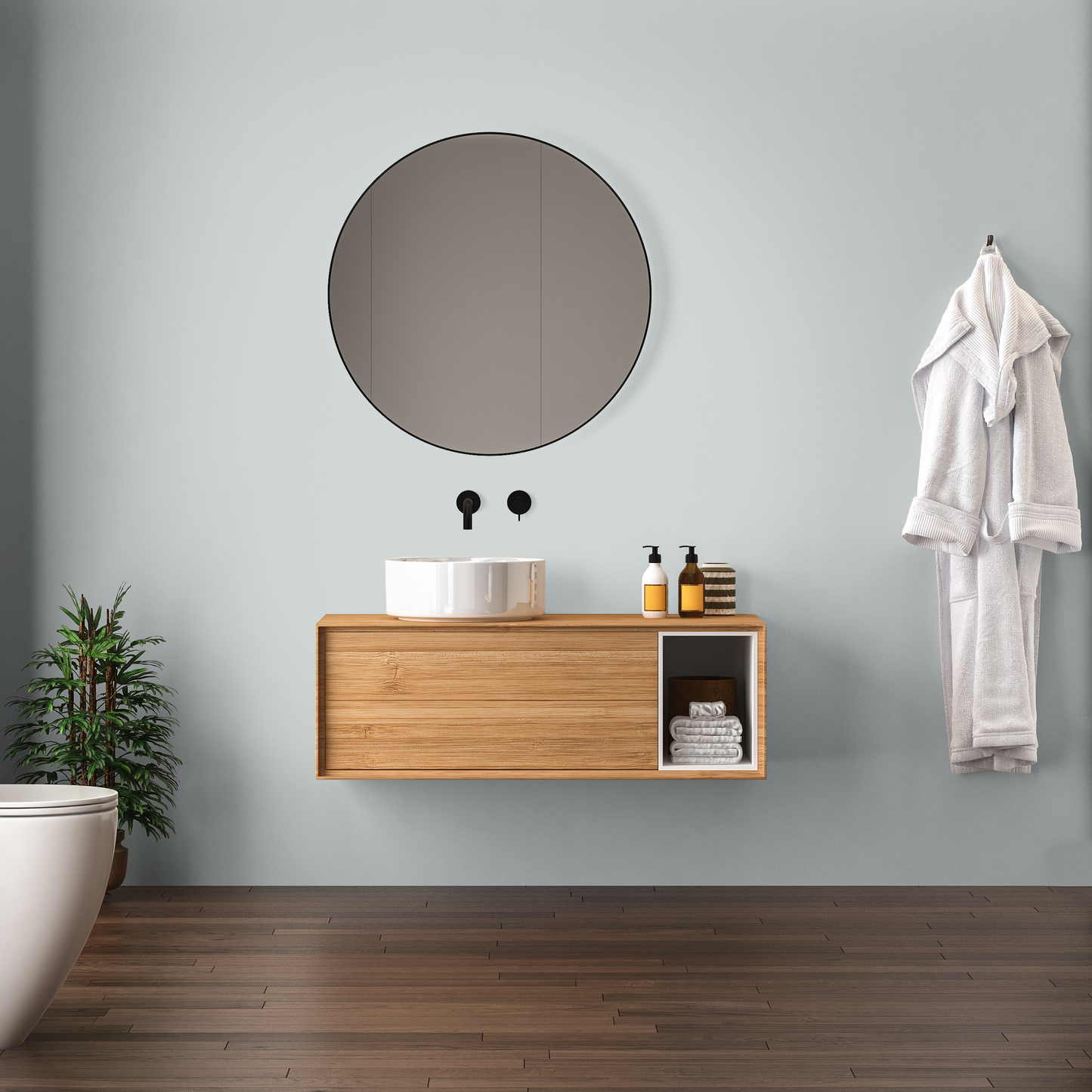 Wandfarbe Profiweiß Grau Elephant-grey Elefantengrau