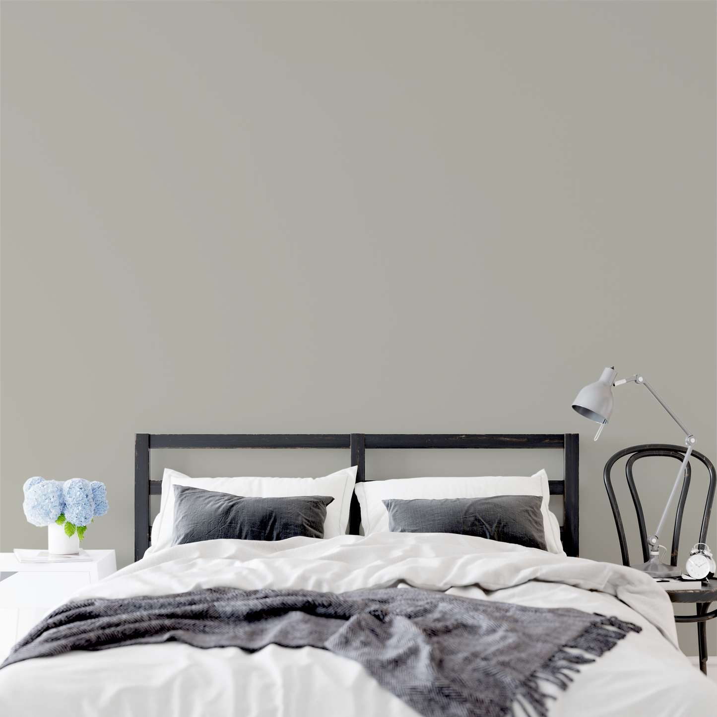 Wandfarbe Profiweiß Grün Brown-green Braungrün