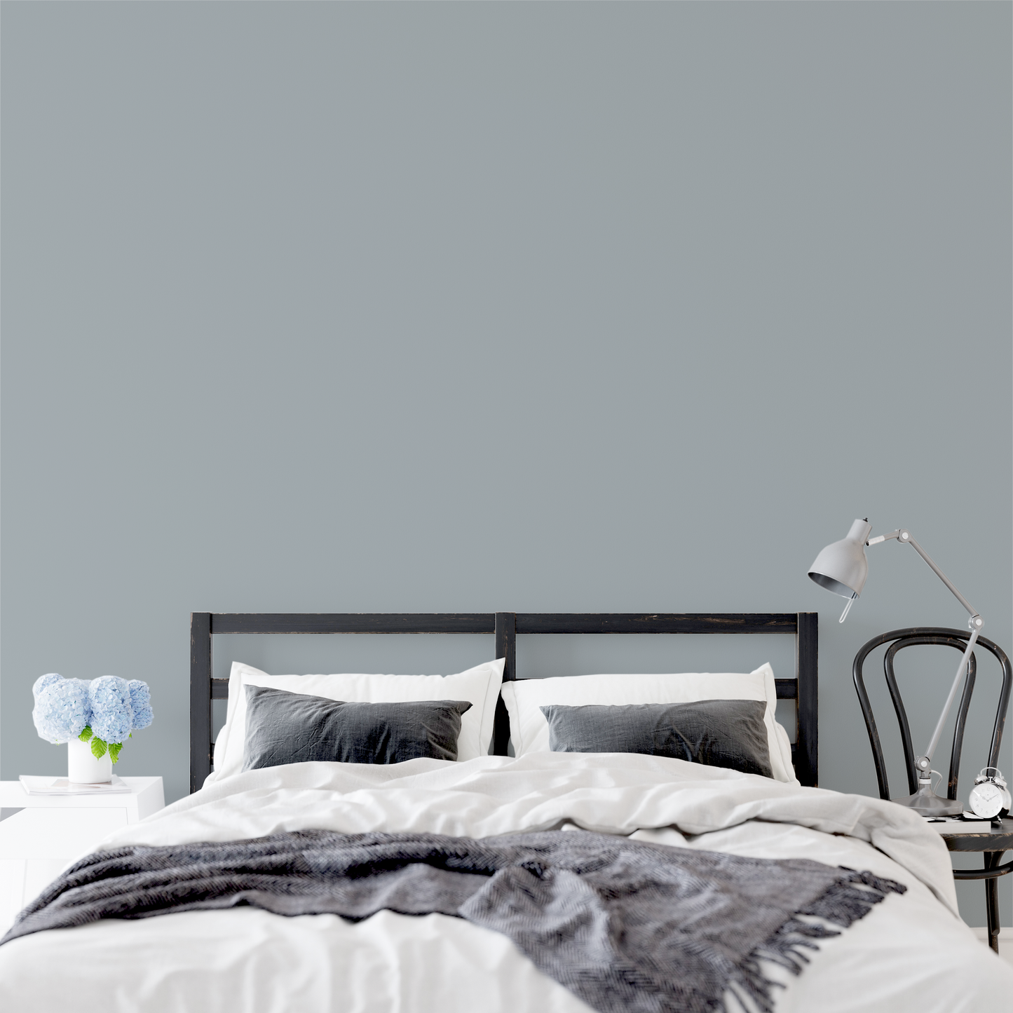 Wandfarbe Profiweiß Grau Conrete-grey Betongrau