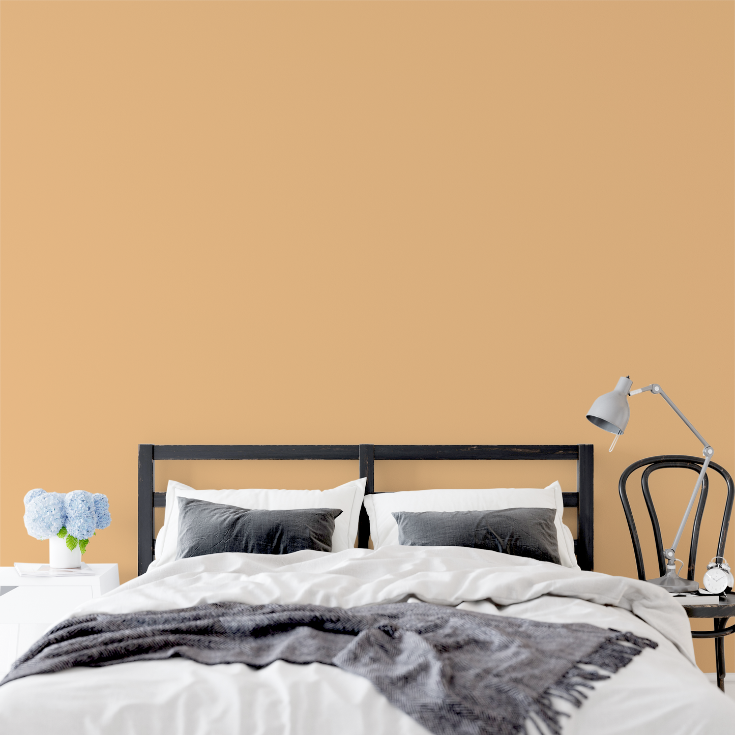 Wandfarbe Profiweiß Orange Ochre-yellow Ockergelb