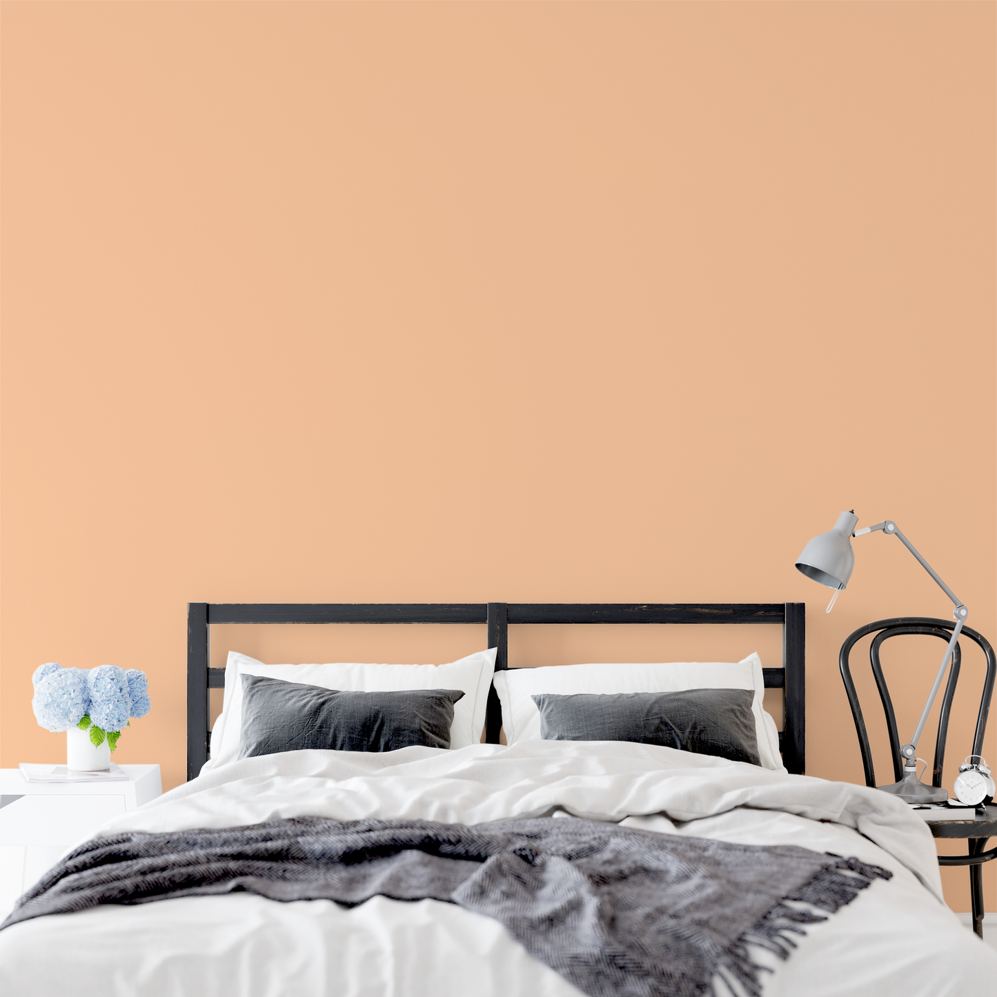 Wandfarbe Profiweiß Orange peach Pfirsich