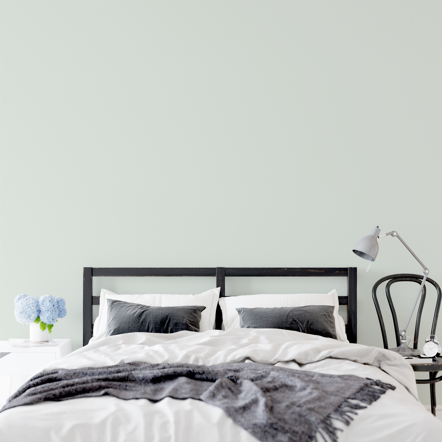 Wandfarbe Profiweiß Grün White-green Weißgrün