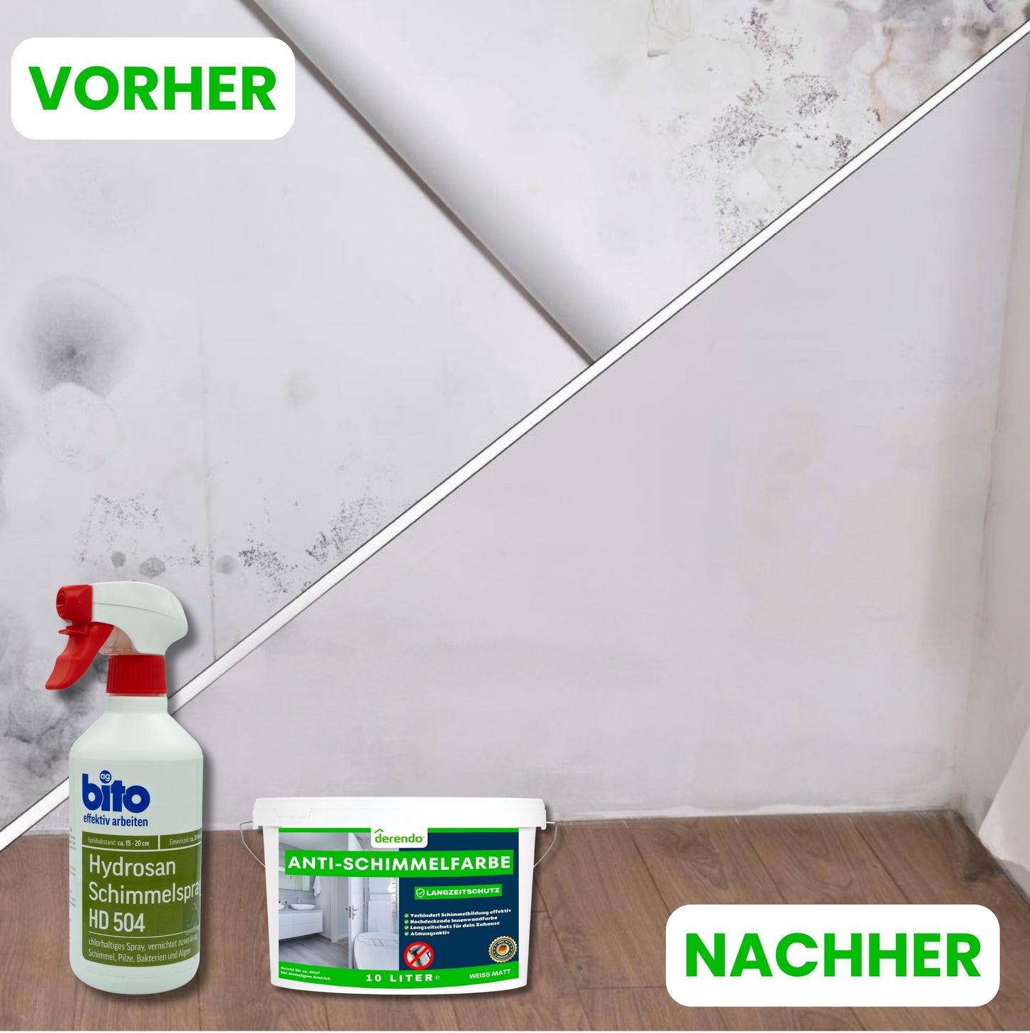 Schimmelentferner bito Hydrosan Schimmelspray HD 504