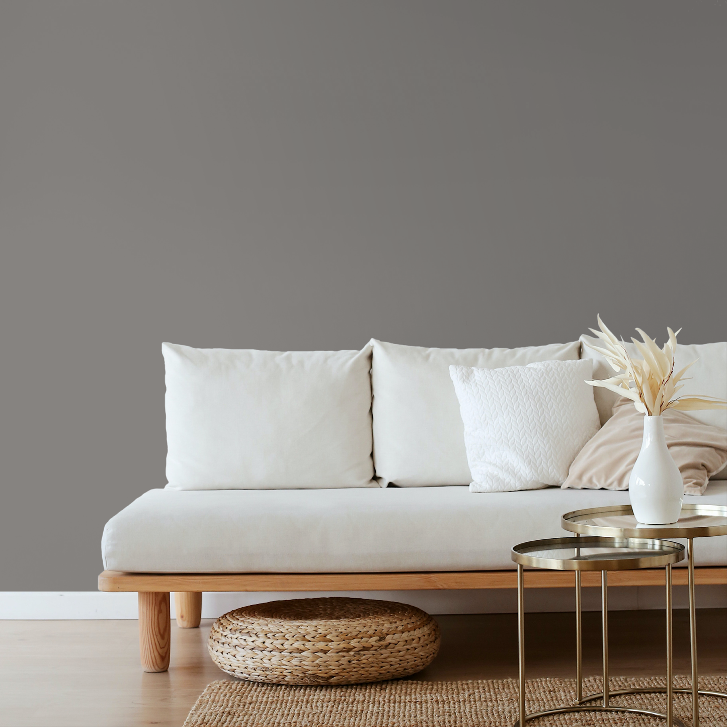Wandfarbe Profiweiß Grau Dark-grey-brown Dunkelgraubraun