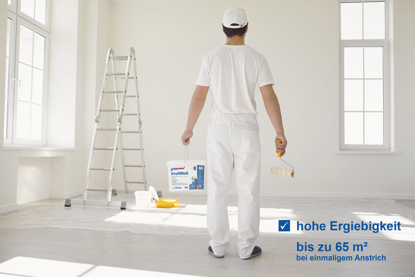 Preismaxx ProfiWeiß Wandfarbe weiß