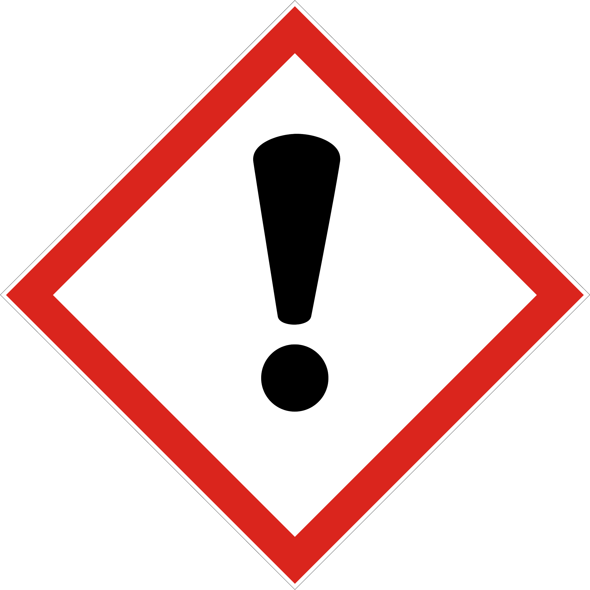 GHS Symbol Achtung