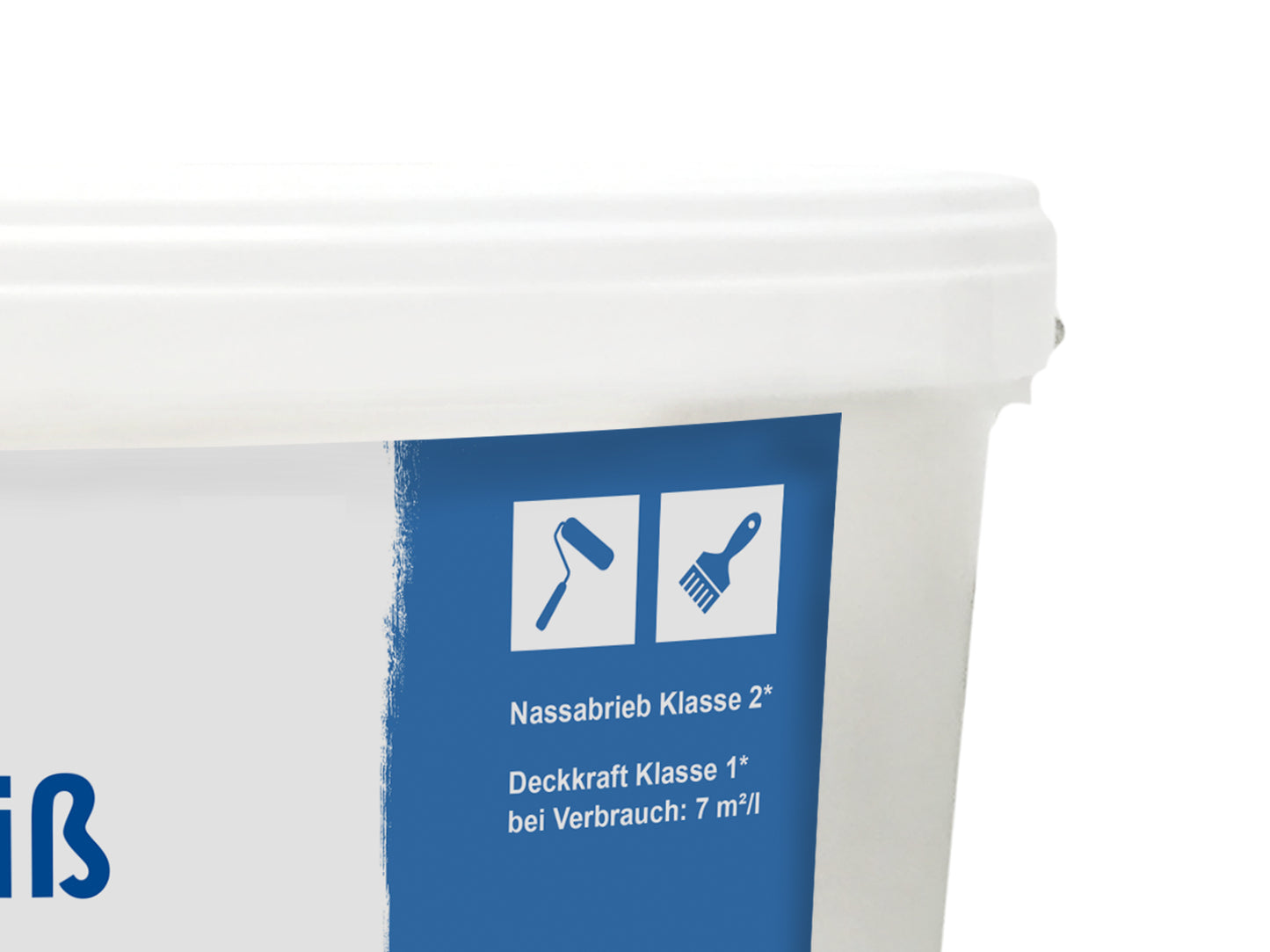 Perfektweiß Wandfarbe weiß 10L