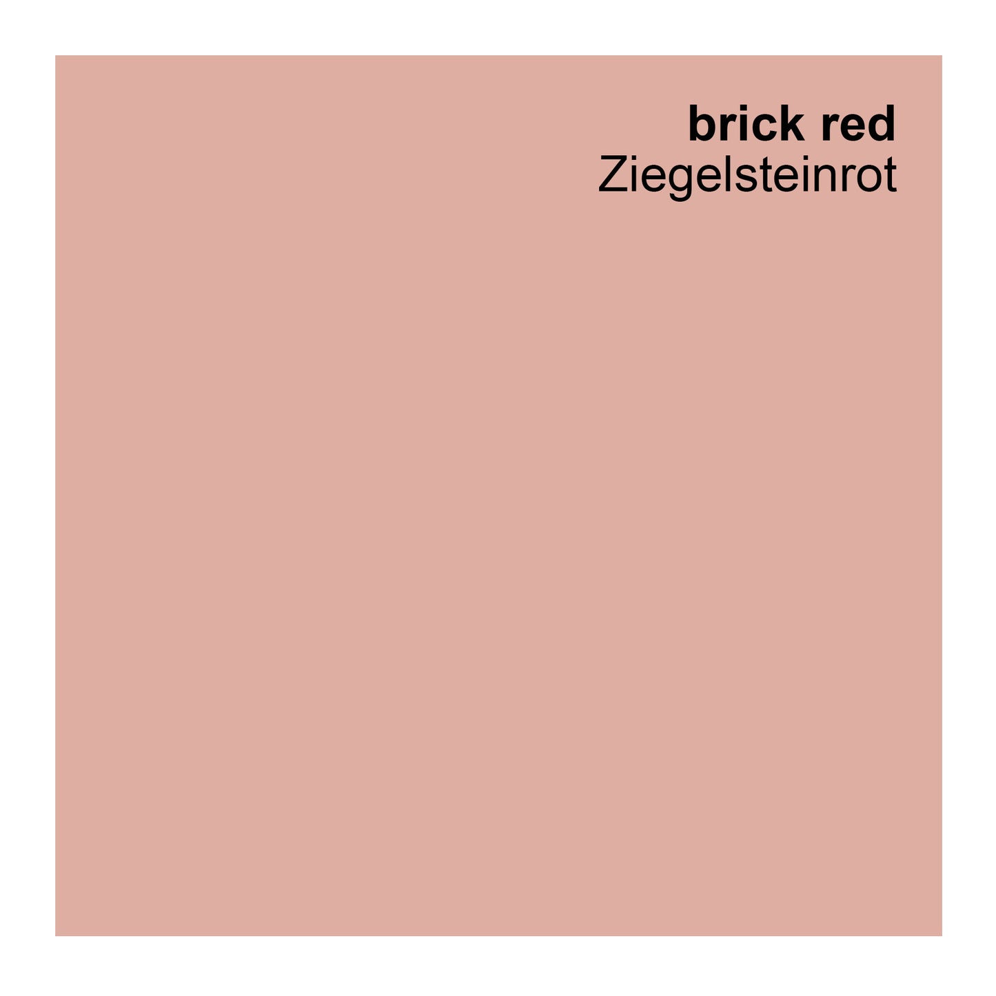 Wandfarbe Profiweiß Rot Brick-red Ziegelsteinrot