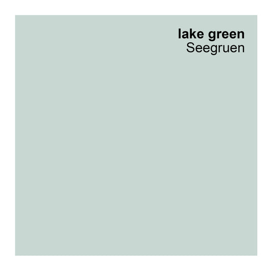 Wandfarbe Profiweiß Grün Lake-green Seegrün