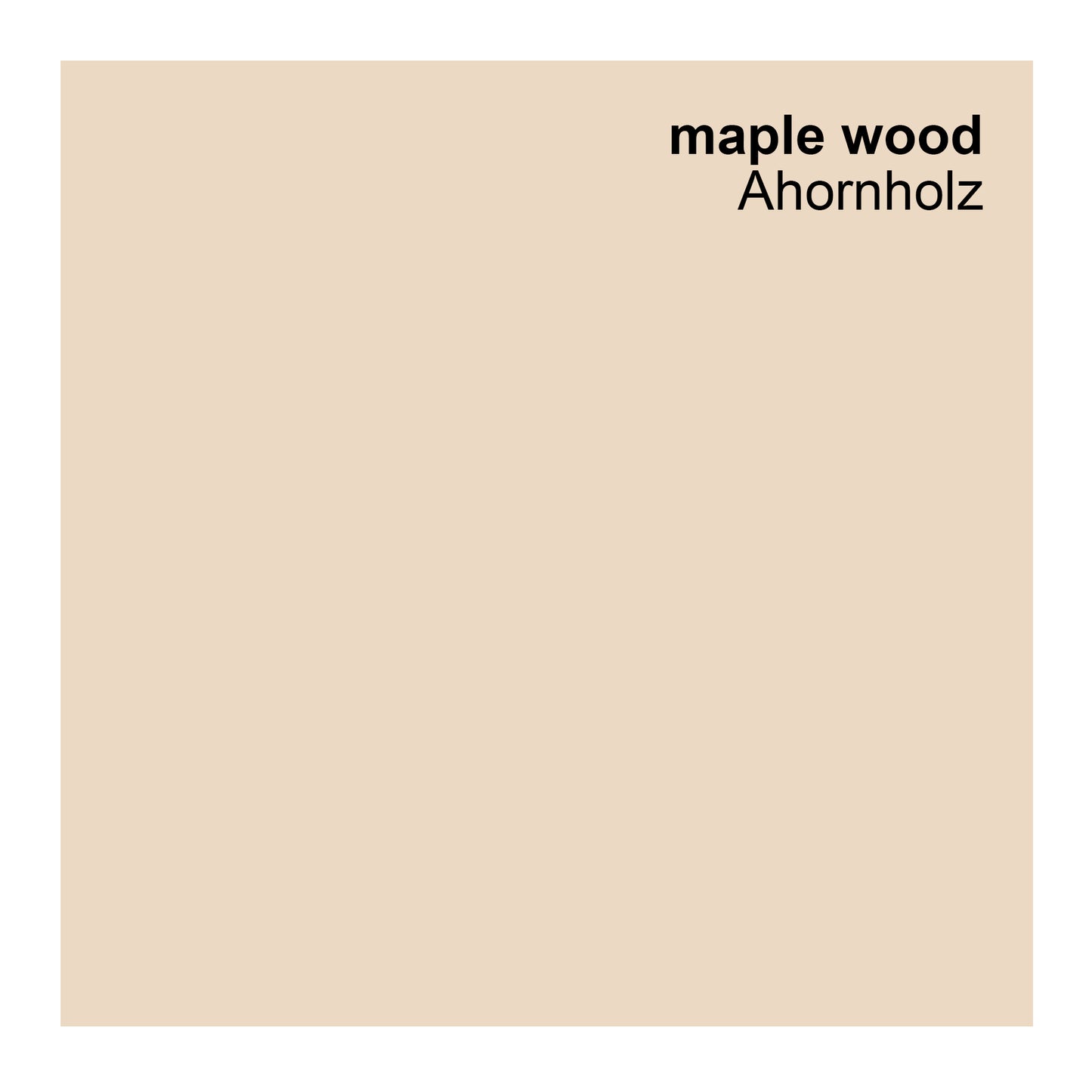 Wandfarbe Profiweiß Beige Maple-wood Ahornholz