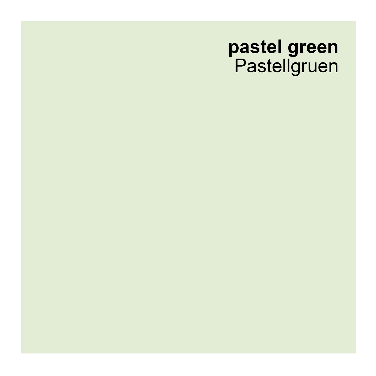 Wandfarbe Profiweiß Grün Pastel-green Pastellgrün