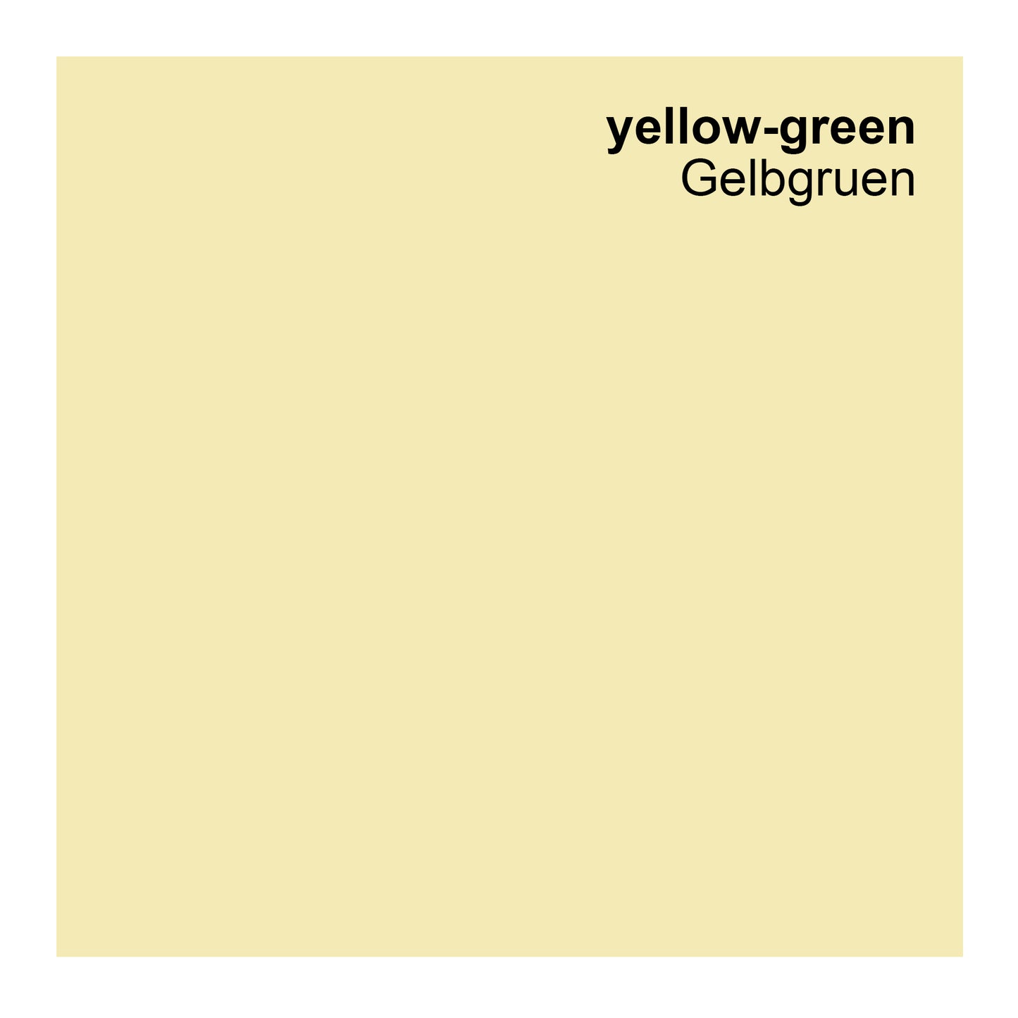 Wandfarbe Profiweiß Yellow-green