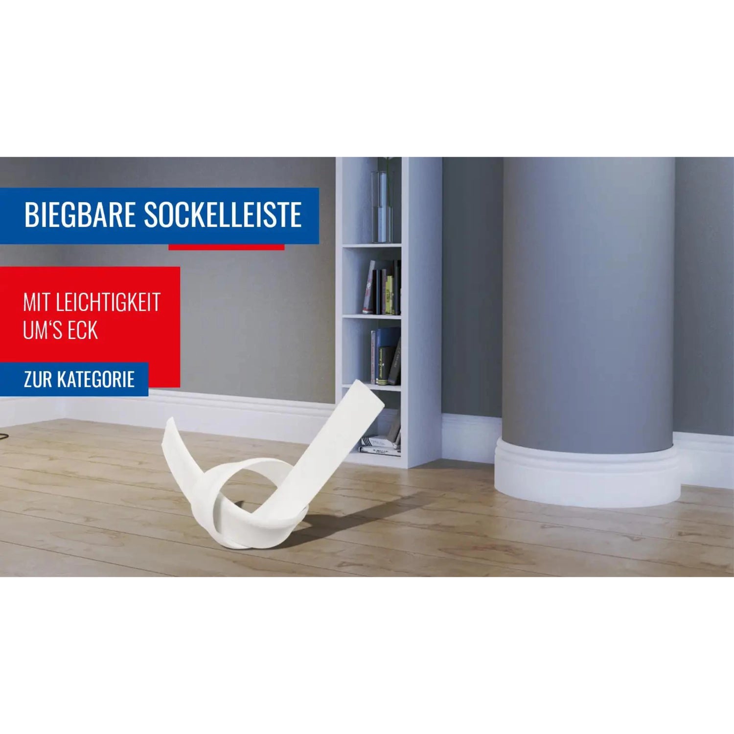 Biegbare Sockelleisten