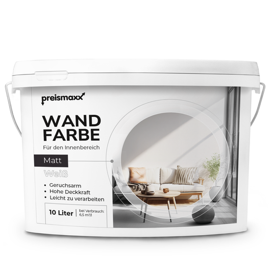 Preismaxx ProfiWeiß Wandfarbe weiß