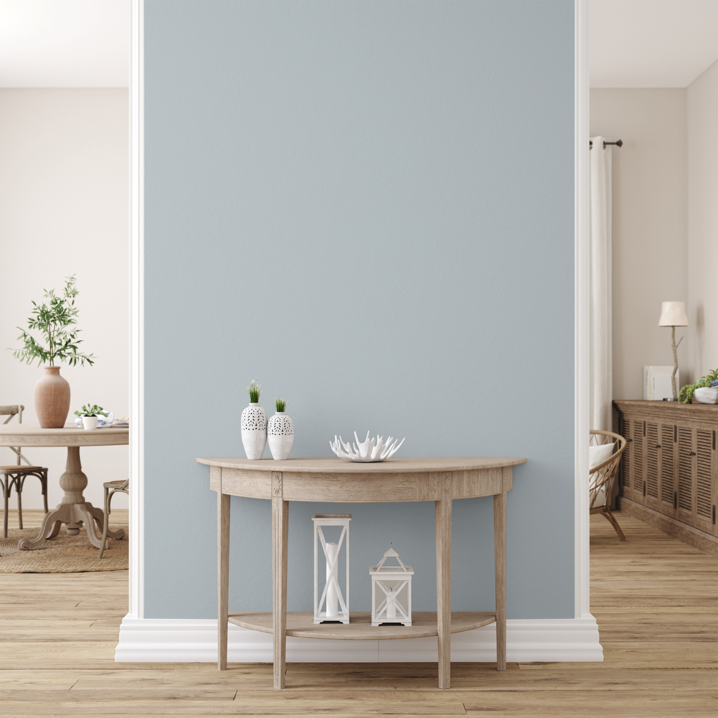 Wandfarbe Profiweiß Grau Conrete-grey Betongrau