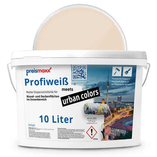 Wandfarbe Profiweiß Beige Maple-wood Ahornholz