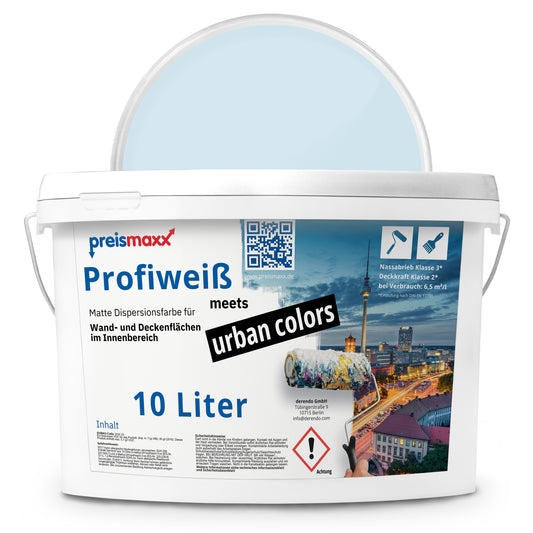 Wandfarbe Profiweiß Blau Baby-blue Babyblau