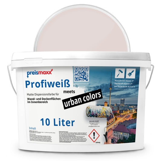 Wandfarbe Profiweiß Beige Beige-pink Beigerosa