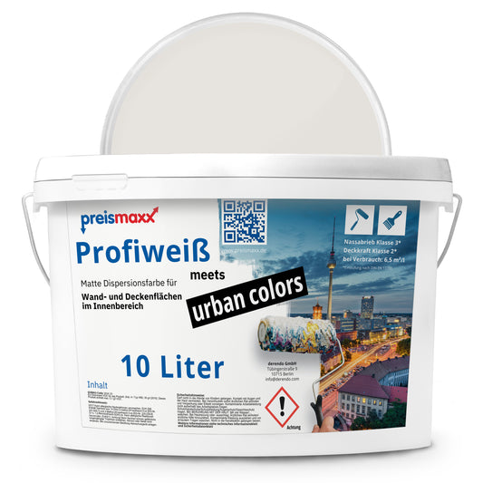 Wandfarbe Profiweiß Grau greige