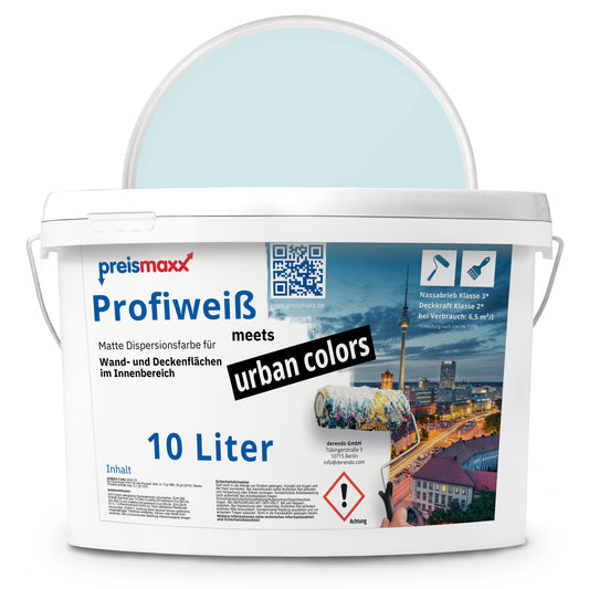 Wandfarbe Profiweiß Blau Sky-blue Himmelblau