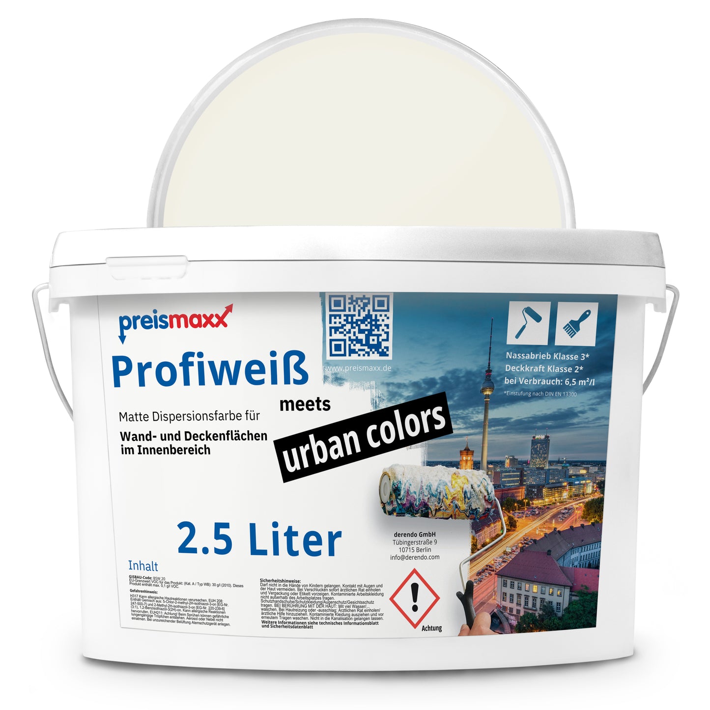 Wandfarbe Profiweiß antique-white Altweiß