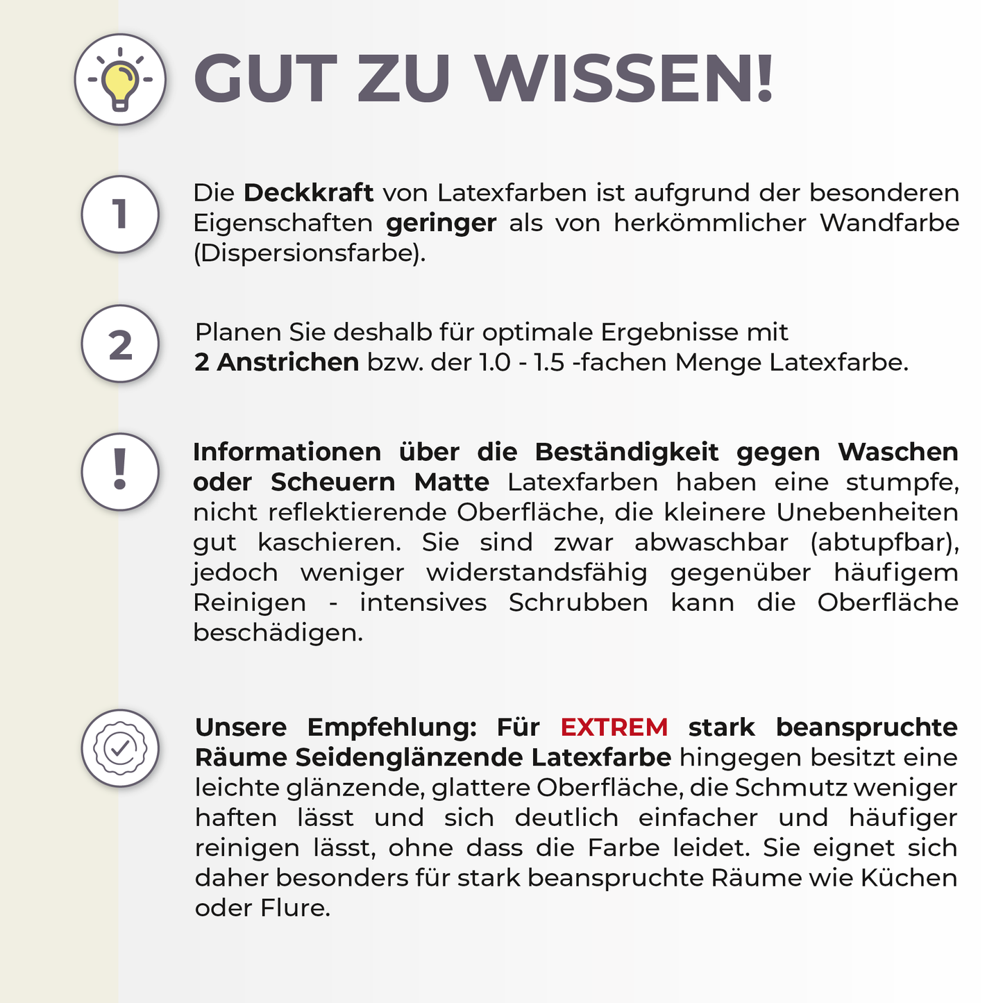 Preismaxx Latexfarbe matt Wandfarbe altweiss