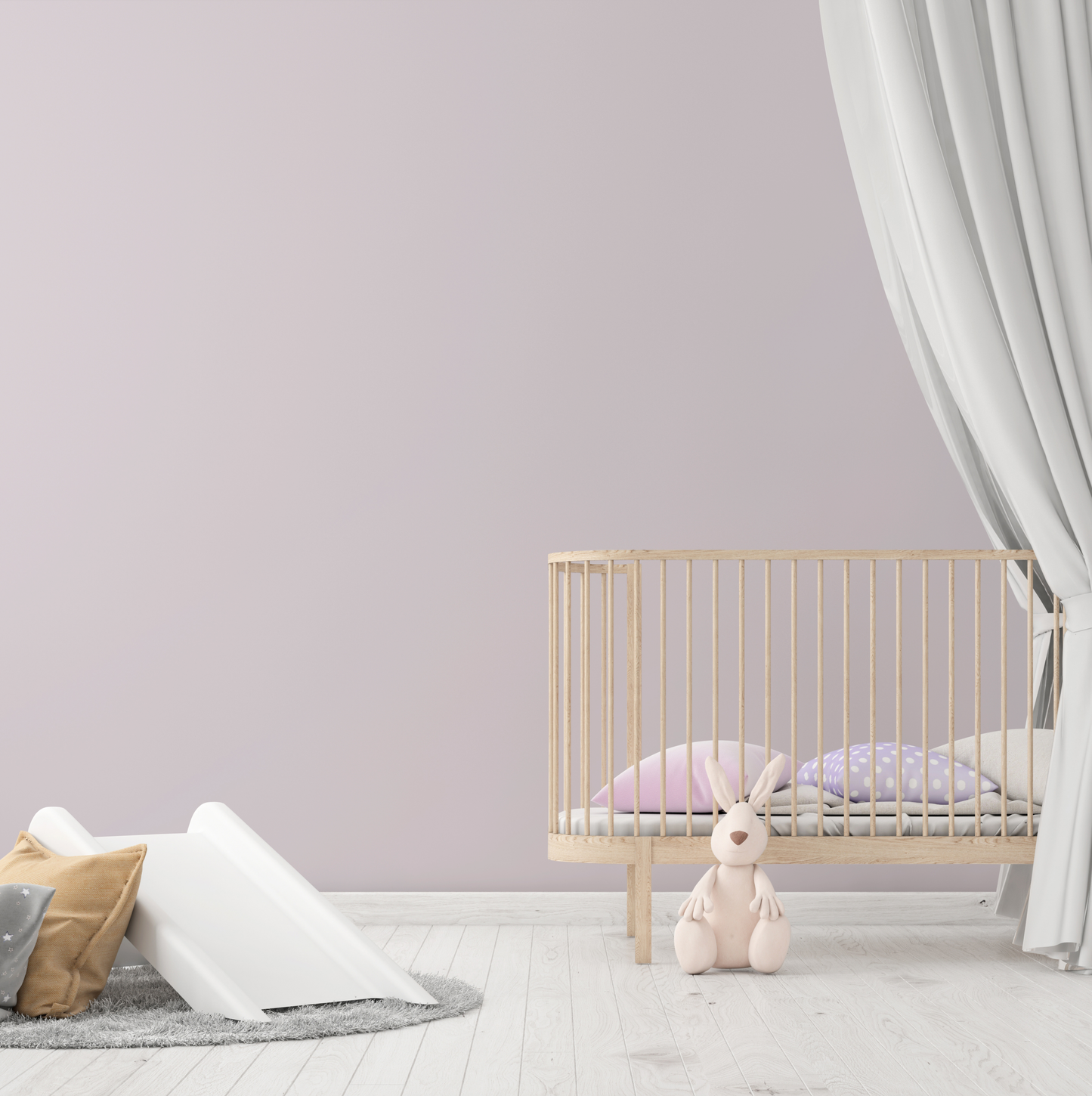 Wandfarbe Profiweiß Lila Light-mauve Helles Mauve