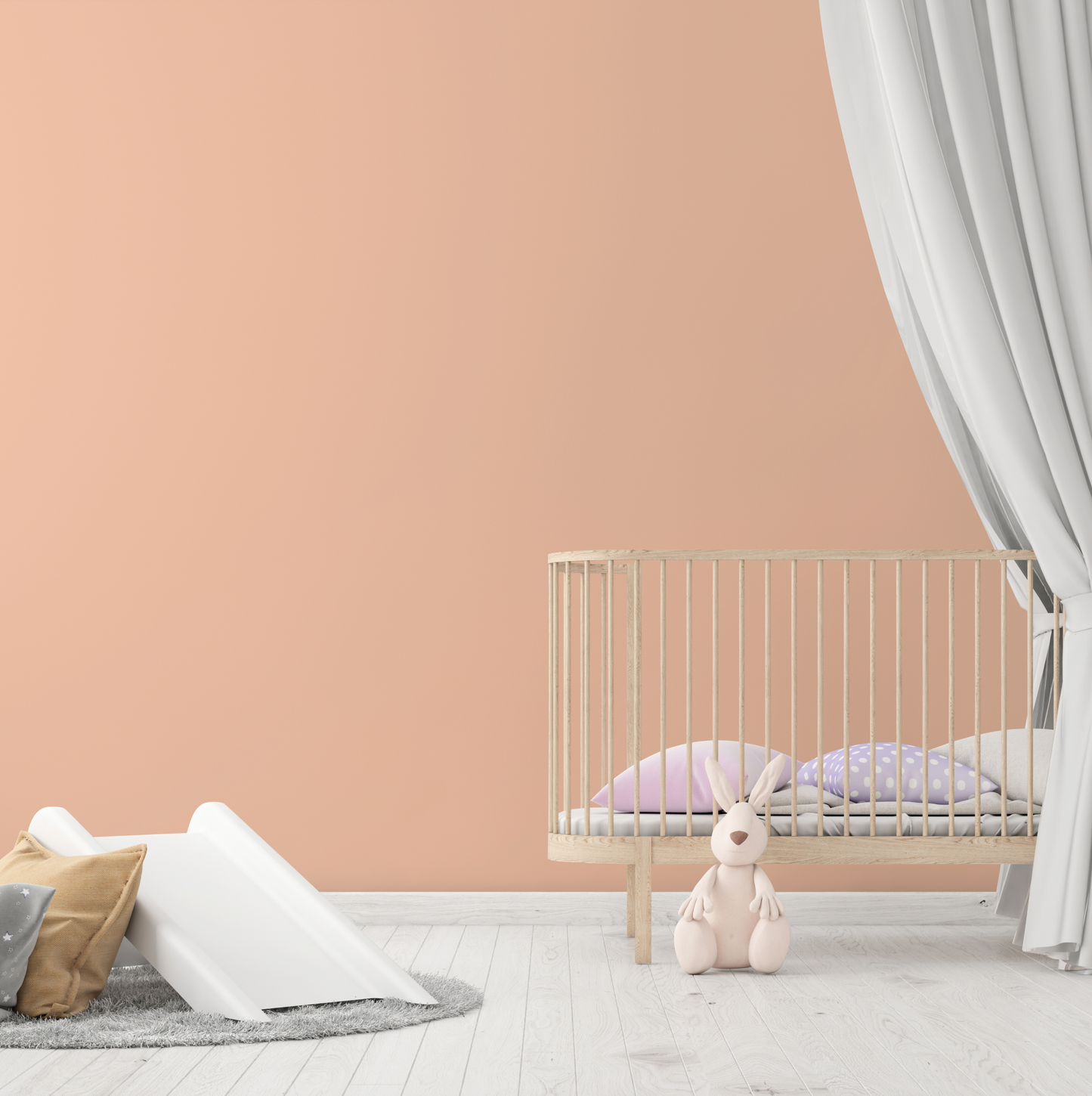 Wandfarbe Profiweiß Orange Pink-orange Rosaorange