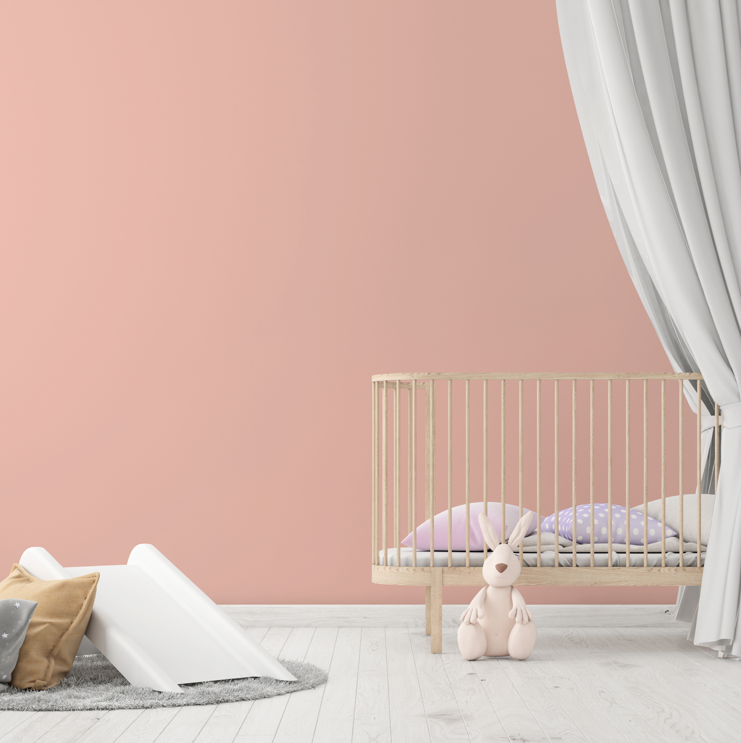 Wandfarbe Profiweiß Pink-peach